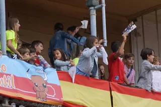 Palco infantil en La Glorieta. Foto de archivo SALAMANCA24HORAS