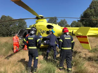 helicoptero medicalizado