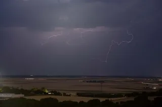 Tormenta en Doñinos. Foto ICAL