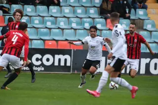 Telles, en una acción ante el Unión Adarve / FOTO SALAMANCA24HORAS.COM
