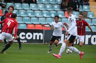 Telles, en una acción ante el Unión Adarve / FOTO SALAMANCA24HORAS.COM