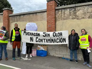 Los vecinos de Machacón y San Pedro de Rozados protestan por las plantas de biogás en Salamanca