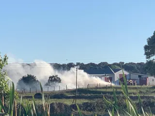 Incendio en Arrabal de San Sebastián