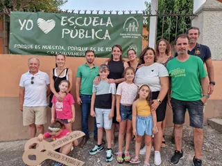 Unión del Pueblo Leonés se reúne con el AMPA del CRA Valvanera de Santibáñez de Béjar