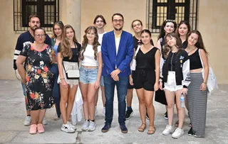 Recepción estudiantes búlgaros