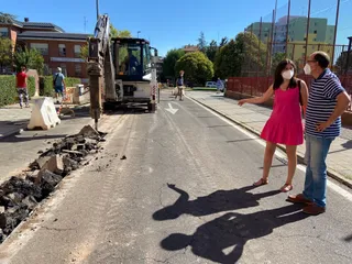 Renovación de la red de agua en San José Foto Ayuntamiento
