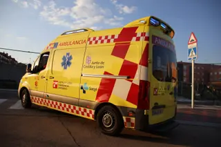 Una ambulancia en Salamanca en una imagen de archivo