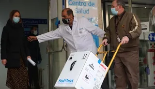 Llegada de la vacuna de Pfizer a Salamanca | Foto: S24H