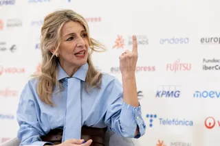 La ministra de Trabajo, Yolanda Díaz