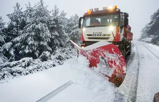 Nieve en la carretera de la Peña de Francia - José Vicente (ICAL)
