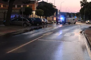 Un reventón provoca una inundación considerable en la Salle
