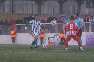 Imagen del partido de Copa del Rey entre el CD Guijuelo - Sporting de Gijón | FOTO JUANES