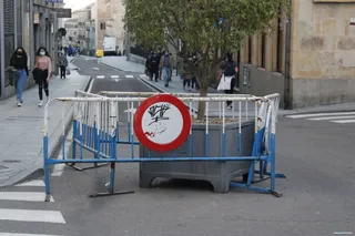 Cortes de tráfico en Salamanca