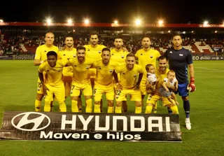 Once titular del Extremadura ante la SD Logroñés / FOTO CONRADO CASTILLO