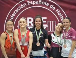 Marta García Rincón gana su sexto título nacional de halterofilia en Zaragoza