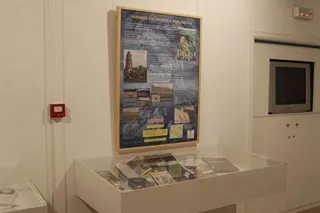 Exposición sobre geología.