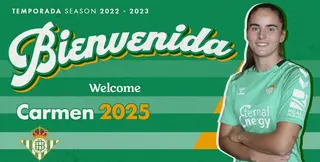 Carmen Álvarez, nueva jugadora del Betis | FOTO REAL BETIS