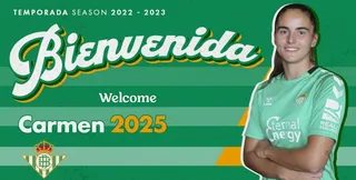 Carmen Álvarez, nueva jugadora del Betis | FOTO REAL BETIS