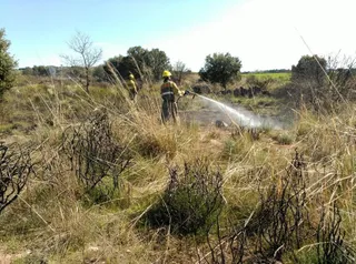 Incendio en Pereña
