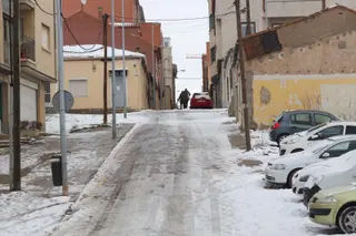 Hielo y nive en Salamanca calles de Pizarrales (6)