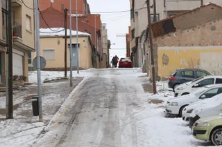 Hielo y nive en Salamanca calles de Pizarrales (6)