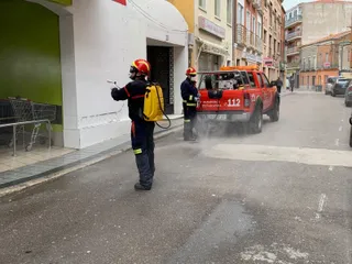 Actuación Bomberos DIputación Salamanca coronavirus (28 3 2020) (4)