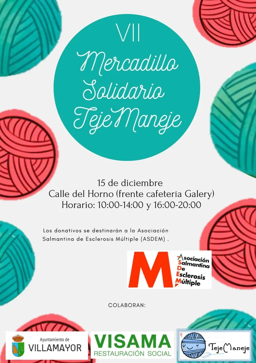 VII Mercadillo solidario Tejemaneje