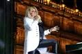 Bonnie Tyler en la Plaza Mayor de Salamanca en 2024. ARCHIVO
