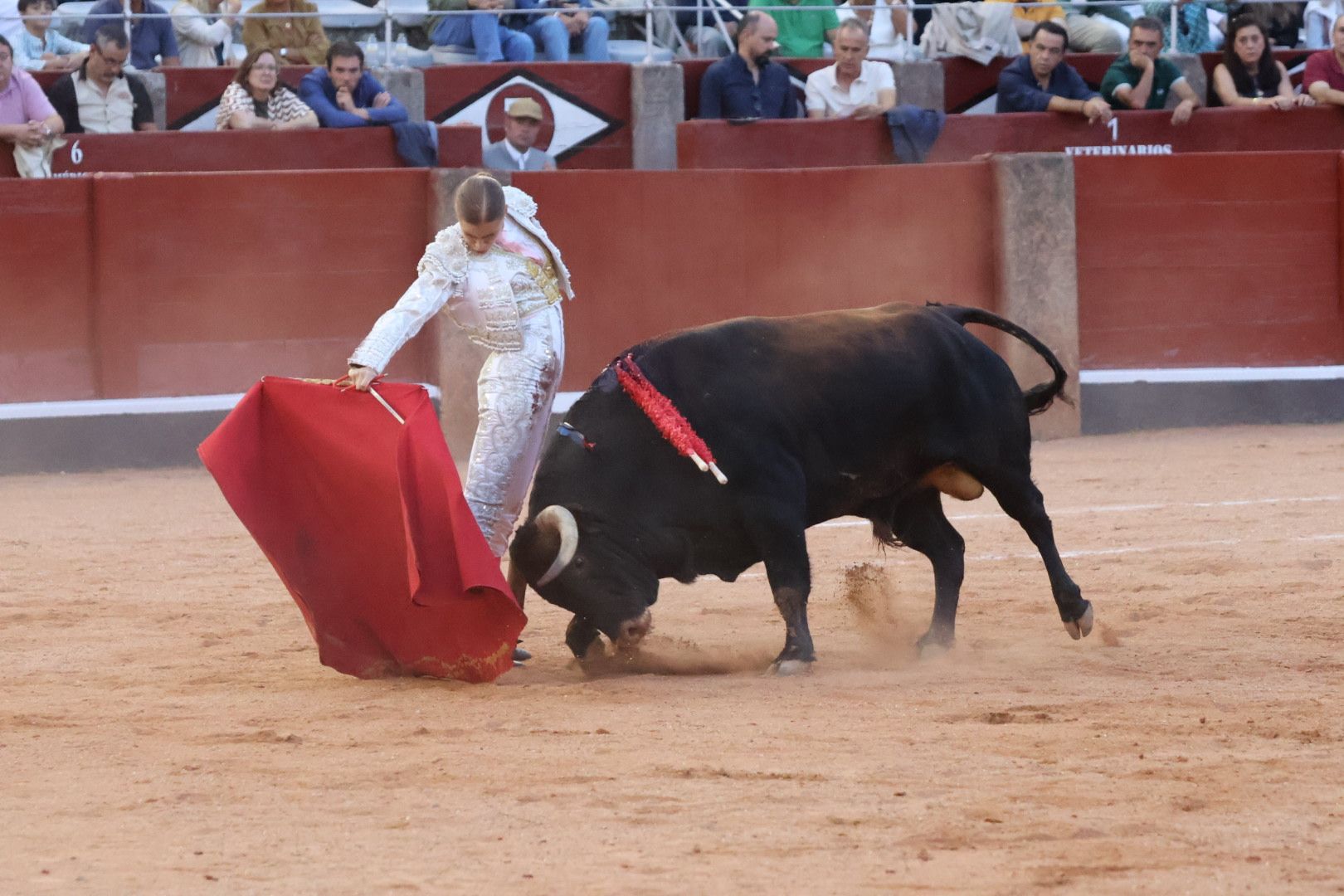 La Glorieta revive el aroma de la feria taurina con el primer festejo: Lea Vicens, Raquel Martín y Olga Casado