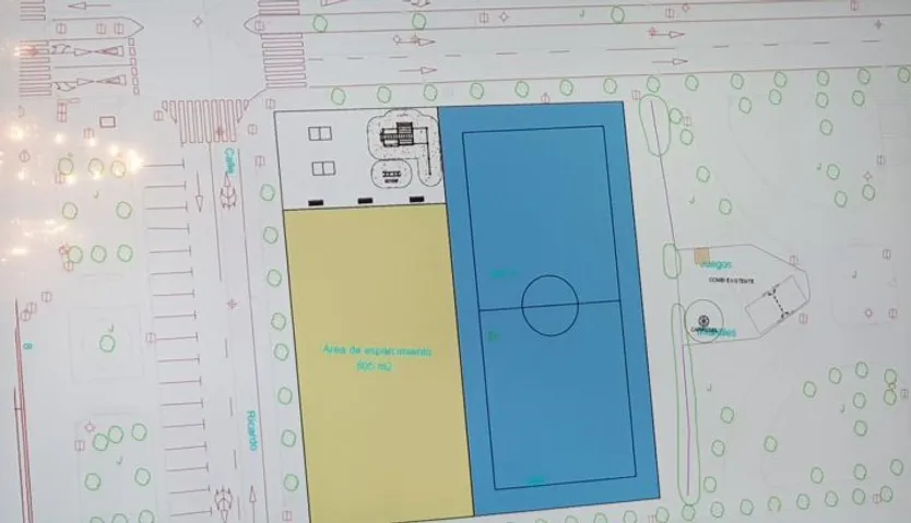Plano de uno de los nuevos espacios para perros