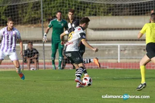 Jorge Hernández, en un partido ante el Valladolid B en Las Pistas.