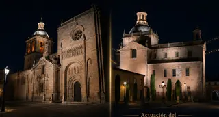Iluminación artística en Ciudad Rodrigo 