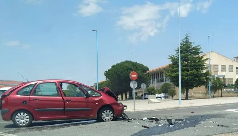Accidente en el Polígono Sur de Guijuelo