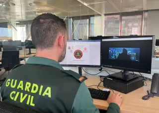 Cibercomandancia, smishing. Guardia Civil