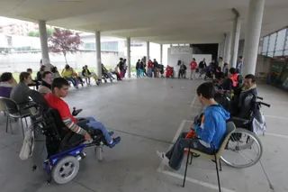 Campeonato de boccia.