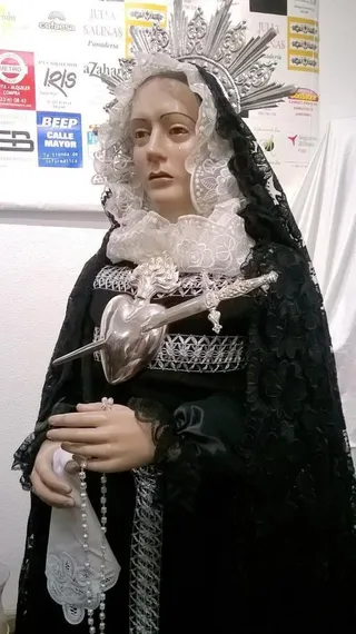 Restauración Virgen de los Dolores Béjar