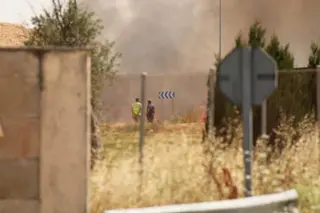 Incendio planta de residuos de Gomecello