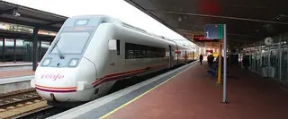Estación de tren de Salamanca. Foto de archivo