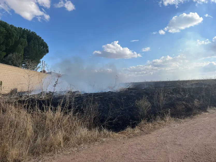 Incendio Aldeaseca de Armuña