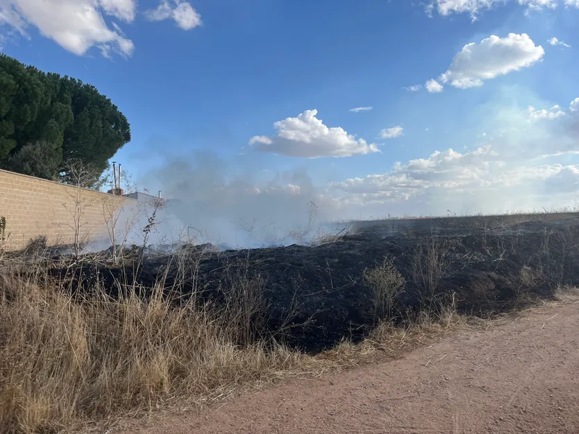 Incendio Aldeaseca de Armuña