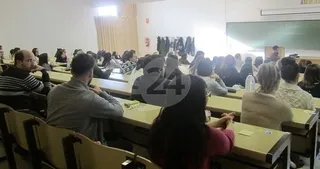 Examen MIR. Foto de archivo