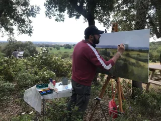 Certamen de Pintura El Alcornocal Valdelosa. Archivo de una edición anterior