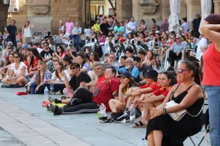 Final de la Eurocopa femenina 2025, vivida en la Plaza Mayor de Salamanca | Belén Hurtado