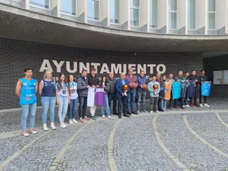 Presentación Final Four de la Liga Senior de Baloncesto del trofeo de la Diputación de Salamanca