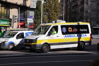 Ambulancia en Puerta Zamora