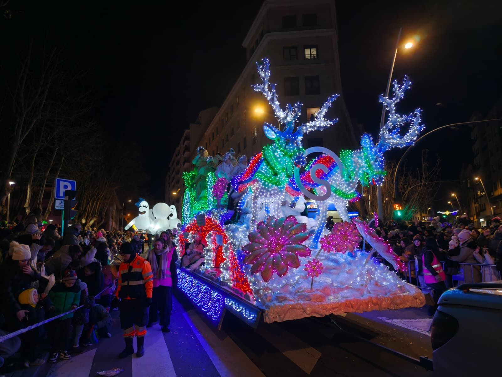 La Cabalgata llega a la plaza de España