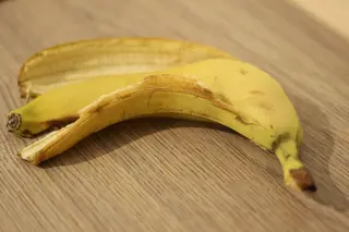 Cáscara de plátano