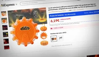 Baliza V16, no homologada por la DGT, y vendido en AliExpress | FACUA