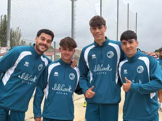 Luis Alcalde, Pablo Población, Héctor Ramos y Gonzalo Pastor.