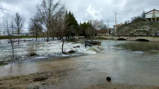 El río Ucero a su paso por Burgo de Osma. ICAL